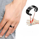 Black magnetic blood sugar control rings for general wellness, open-ended design for men and women