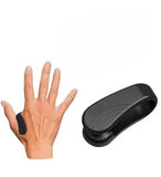 Black acupressure clip designed to stimulate L14 point for natural blood sugar level support