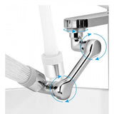 Pack of 2 1080 Degree Rotate Faucet (Silver)