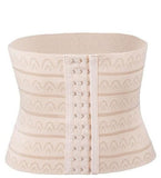 Beige breathable tummy control shapewear undergarment for slimming and waist shaping