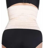 Beige breathable tummy control shapewear undergarment for slimming and waist shaping