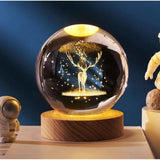Pack of 2 All Design Crystal Night Lamp (Multicolor)