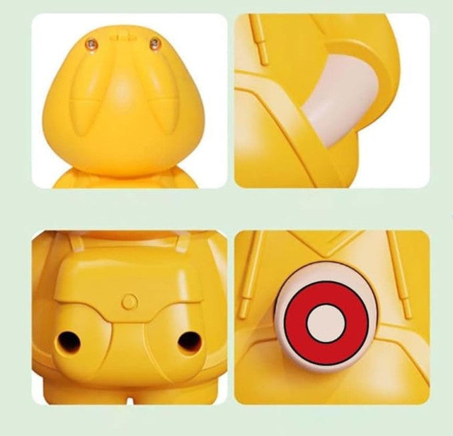 Yellow Shinchan character keychain featuring playful expressions for keys or bags