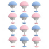 Pack of 10 Duvet Clips (Pink-Blue)