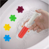Pack of 2 Toilet Freshner And Cleaner Flower Gel (Multicolor)