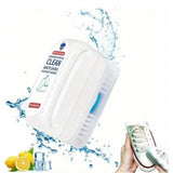 { "alt_text": "White nylon shoe cleaning brush set for sneaker stain removal, deep cleaning sports shoes" }