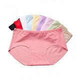 { "alt_text": "Multicolor breathable cotton seamless panties pack of 3, comfortable underwear for daily wear" }