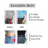 { "alt_text": "Multicolor elastic belt adjustable no show web belt for women men kids, comfortable stretch strap" }