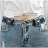 { "alt_text": "Multicolor elastic belt adjustable no show web belt for women men kids, comfortable stretch strap" }