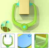 Green adjustable table tennis ball trainer for improving catching skills and eye-hand coordination