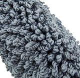 Black-grey microfiber duster set for cleaning cars, furniture, and household surfaces