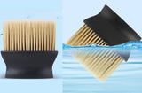 Black car dashboard cleaning brush set for deep cleaning car interior nooks and crannies