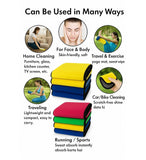 Pack of 2 Microfiber Car Cleaning Towel (Multicolor)