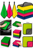 Pack of 2 Microfiber Car Cleaning Towel (Multicolor)