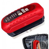 Pack of 3 Automotive Oil Film Cleaning Brush (Red-Black)