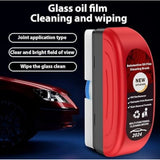 Pack of 3 Automotive Oil Film Cleaning Brush (Red-Black)