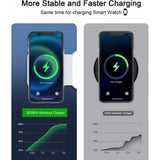 3 in 1 Foldable Wireless Charger (Black)