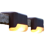 Pack of 4 Stair Deck Solar Light (Black)