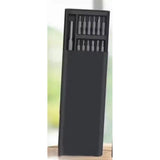 { "alt_text": "Black S2 steel screwdriver set, 24-in-1 precision repair tool kit for electronics and household appliances" }
