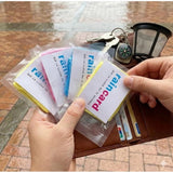 { "alt_text": "Multicolor plastic rain poncho pack of 10 lightweight waterproof rain gear for men women travel" }