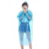 { "alt_text": "Multicolor plastic rain poncho pack of 10 lightweight waterproof rain gear for men women travel" }