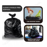 Pack of 5 Biodegradeable Vegetable-Paper 17 x 19 Inches Garbage Bag (Black)