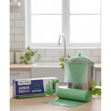 Pack of 12 Biodegradeable Vegetable-Paper 19 x 21 Inches Garbage Bag (Green)