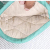 Pack of 2 Cotton Oven Gloves (Green)