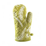 Pack of 2 Cotton Oven Gloves (Green)
