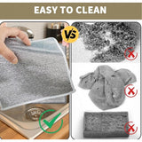 Pack of 5 Stainless Steel Dishwash Scrub (Silver)