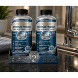 { "alt_text": "Chrome liquid polish bottles, 100 ML, restoring shine for mirror and chrome surfaces, 2 bottles pack" }