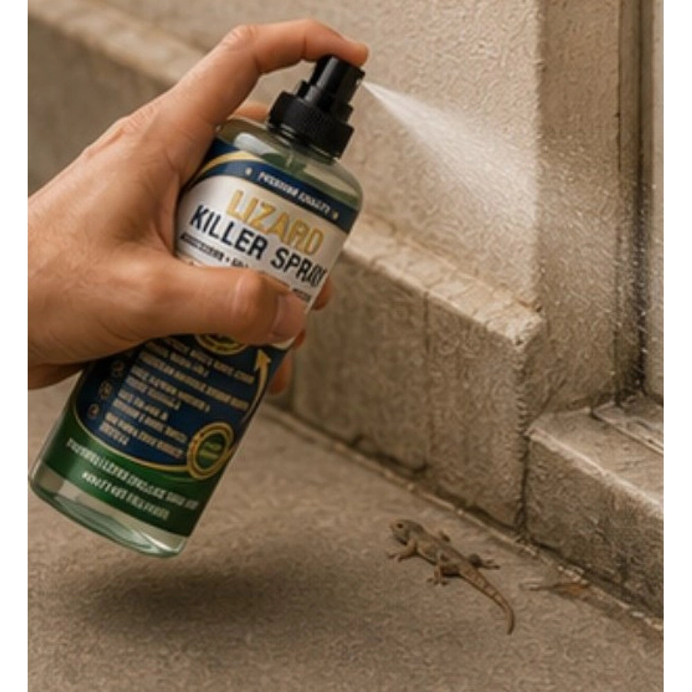 { "alt_text": "Fresh fruit liquid spray bottles for lizard control, 100 ML pack of 2, home pest repellent" }