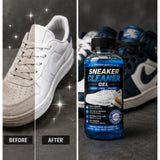 { "alt_text": "Clear gel sneaker cleaner gel bottles, 100 ML, pack of 2, for maintaining shoe appearance and fresh fruit fragrance" }