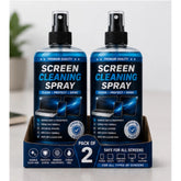Pack of 2 Screen Cleaning Liquid Spray Bottles 100 ML