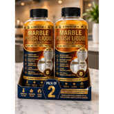 Pack of 2 Marble Polish Liquid Bottles 100 ML