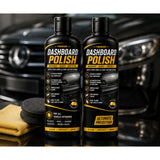 { "alt_text": "Fresh fruit liquid car dashboard polish, 100 ML pack of 2 bottles, restores shine and appearance" }