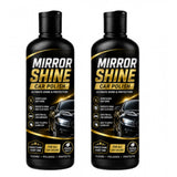 Pack of 2 Mirror Shine Car Polish Liquid Flip Top Cap Bottles 100 ML