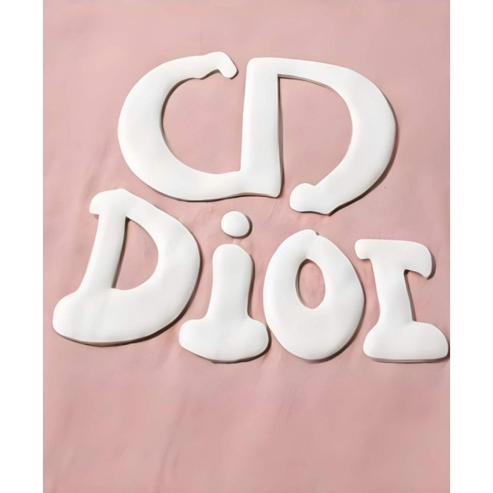 { "alt_text": "Pink cotton blend men's oversized t-shirt, printed casual wear, round neck half sleeve, 220 GSM" }