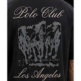 { "alt_text": "Grey cotton blend men's oversized t-shirt, printed casual wear, round neck half sleeve, 220 GSM" }