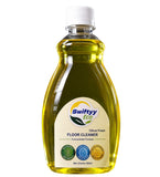 Yellow lemon scented floor cleaner liquid, 500 ml, suitable for all types of flooring including natural stones