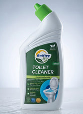 Green liquid toilet cleaner, 500 ml, suitable for cleaning toilets, basins, and bathtubs with a lavender scent