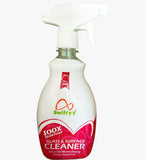 Pink glass and surface cleaner liquid, 500 ml, suitable for mirrors, glass, and electronics