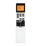 White AC remote control model 219 for Mitsubishi AC, featuring ergonomic design and long range operation