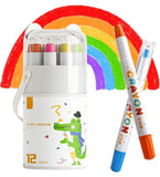 Wax 12 pieces Crayons Colour Set (Multicolor)