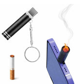 Multicolor metal Type C USB powered flameless cigarette lighter for camping and travel