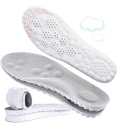 Grey orthopedic memory foam shoe insole providing soft cushioning and customizable support for daily foot comfort
