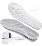 Grey orthopedic memory foam shoe insole providing soft cushioning and customizable support for daily foot comfort