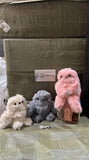Faux Fur-Plush Head Shaking Owl Toy (Multicolor)