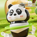 Plastic Cute Panda Action Toy Set (Multicolor)