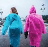 Multicolor plastic raincoat ball for instant, lightweight, and portable rain protection for men and women